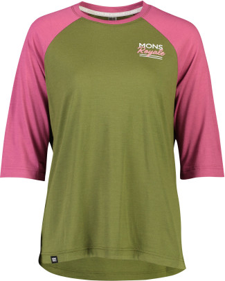 merino triko Mons Royale Tarn Freeride Raglan 3/4