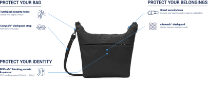 kabelka Pacsafe Cruise On The Go Crossbody