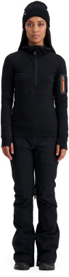 merino mikina Mons Royale Ascend Midi Half Zip Hood