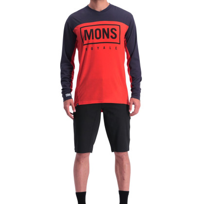 Mons Royale Redwood Enduro VLS - červená