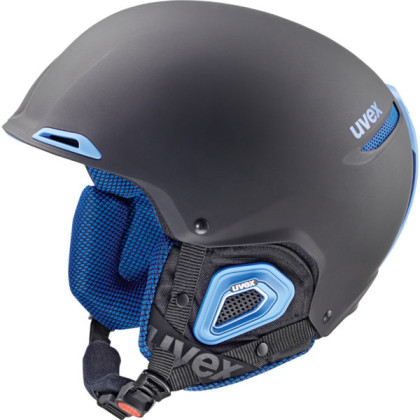 lyžařská helma Uvex Jakk+ modrá.