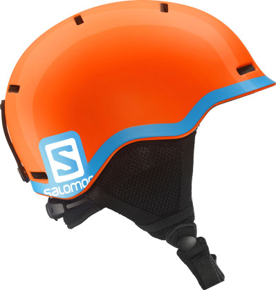 lyžařská helma salomon L37773400_GROM_fluo_orange