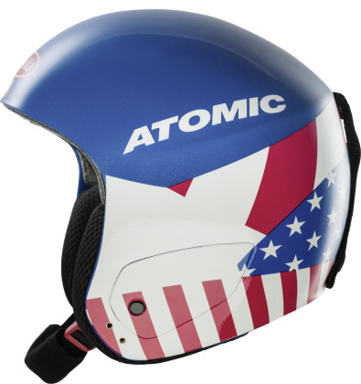Lyžařská helma Atomic Redster JR Replica - modá