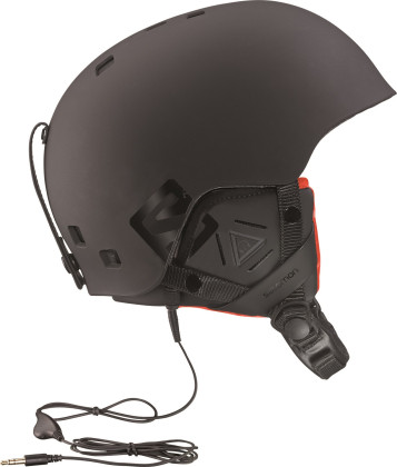 lyžařská helma salomon L36706900_brigade audio černá