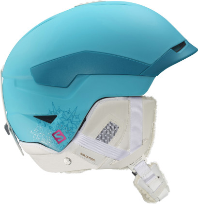 lyžařská helma salomon L37771100_QUEST_W modrá