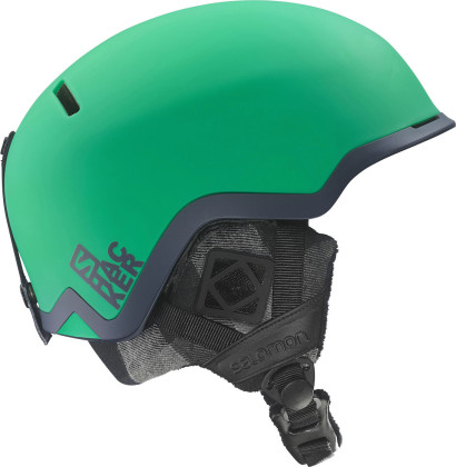 lyžařská helma salomon L37770800_HACKER_green