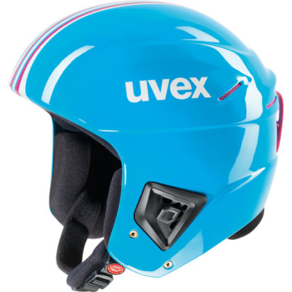 závodní lyžařská helma Uvex Race + modrá
