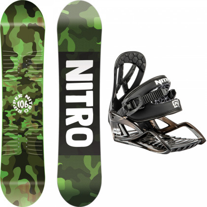 snowboardový set Nitro RIPPER KIDS + vázání CHARGER MICRO