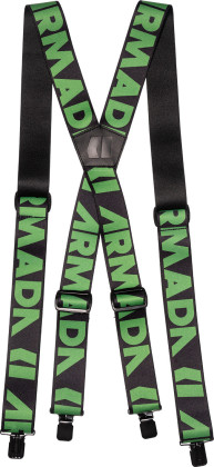 Armada Stage Suspenders - černá/zelená