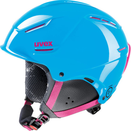 Juniorská lyžařská helma Uvex P1US junior modrá