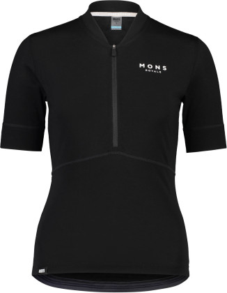 Merino triko Mons Royale Cadence Half Zip T