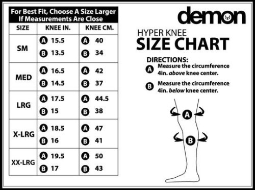 Demon Dirt DS5125 Hyper Knee X D3O - černá
