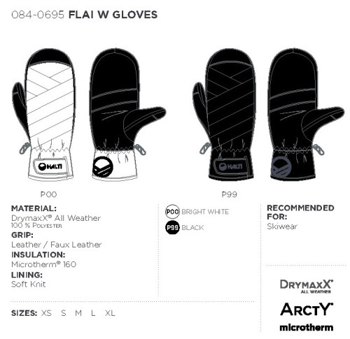 Halti Dámská rukavice Flai W - černá