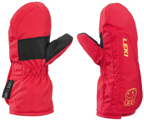 dětské lyžařské rukavičky Leki Smiley Kids Mitten - červená