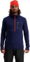 Merino mikina Mons Royale Traverse Midi Half Zip Hood