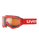 lyžařské brýle UVEX Wizzard DL červené gold
