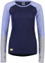 Mons Royale Bella Tech LS - navy / blue fog / grey marl
