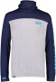 Mons Royale Yotei Powder Hood LS - navy / grey marl