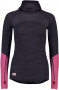 Mons Royale Bella Tech Flex Hood - 9 iron micro / rosewood