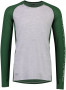 Mons Royale Temple Tech LS - pine / grey marl