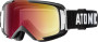 Lyžařské brýle atomic_SAVOR_ML_BLACK_LIGHT_RED